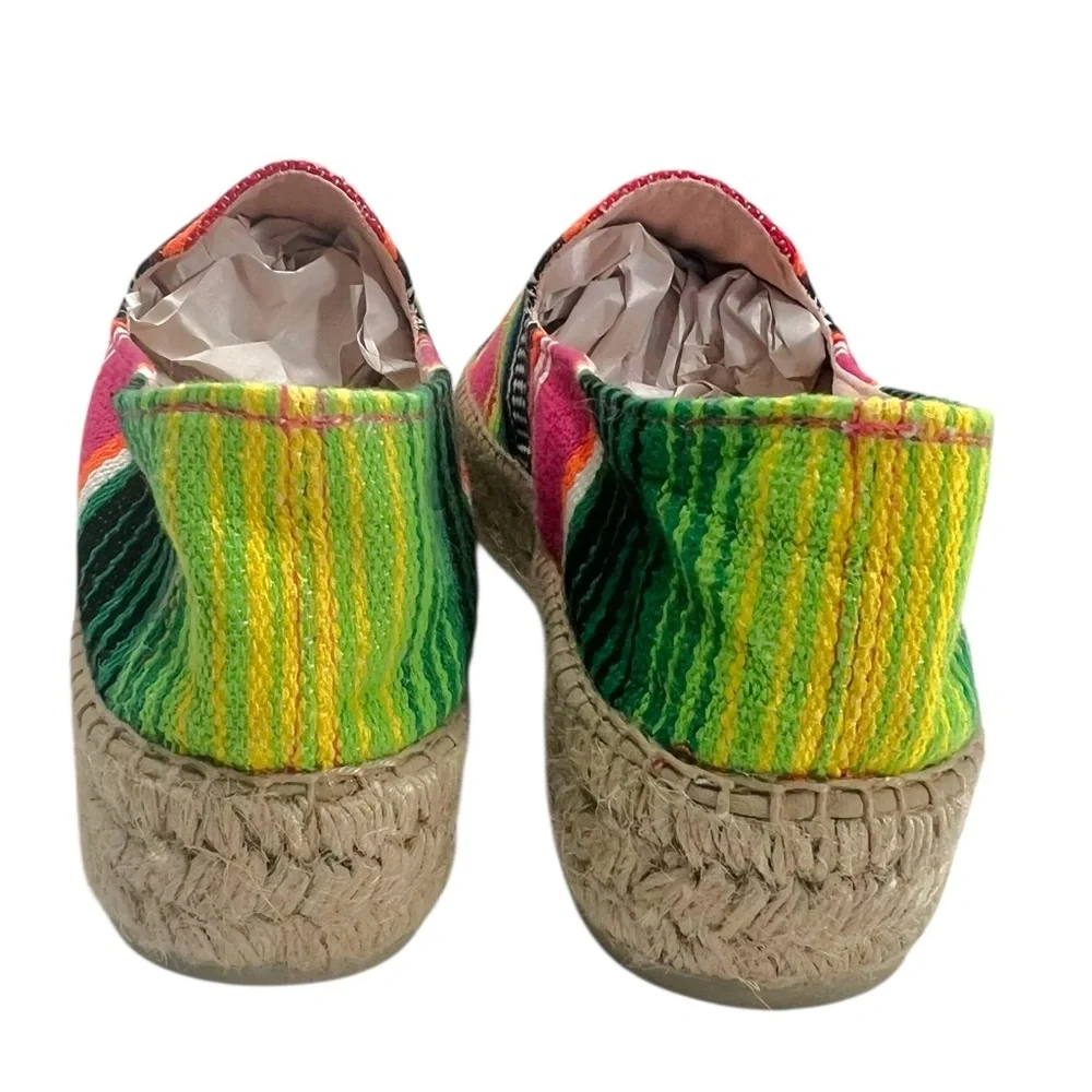 Tulum striped platform espadrilles - Multicolor